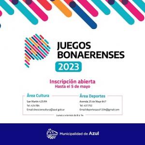 Juegos Bonaerenses: Inscripción extendida hasta el 5 de mayo